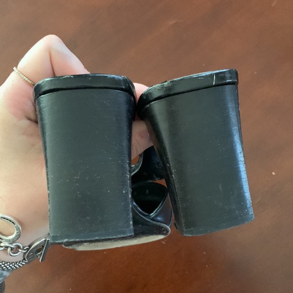 Coach Black Leather Heels - Picture 6 of 7